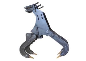 China YANMAR Vio55 1100mm Max Open Hydraulic Grapple Attachment wholesale