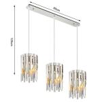 Small Round Gold k9 Crystal Modern Led Chandelier for Living Room Hallyway