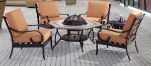 China backyard cast aluminum firepit-4035 wholesale