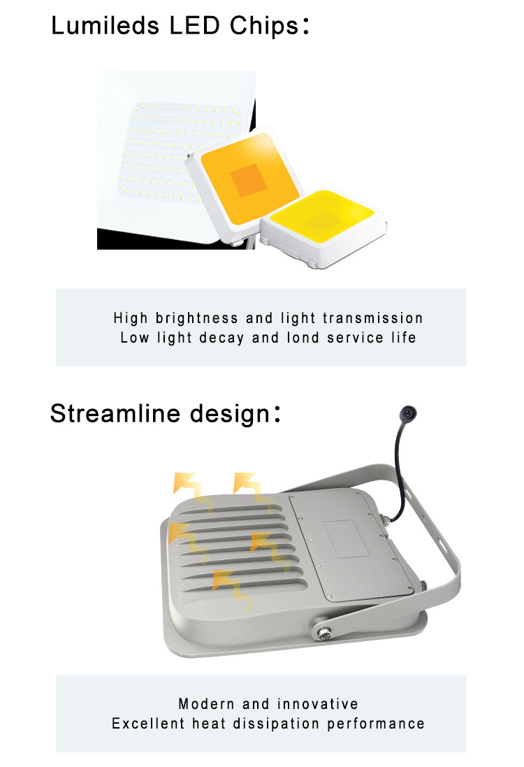 167.5*194.5*35mm 30W 5kg Led Solar Floodlight