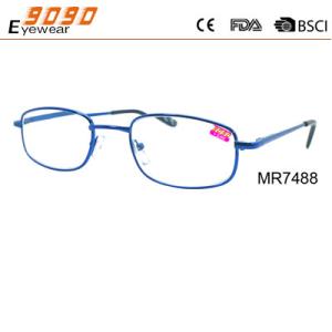 China Newest Style 2017 Eyewear Fashionable reading glasses with stainless steel wholesale