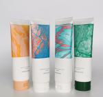 100ml Green Squeeze Tube Offset Printing Cosmetic Container with Screw Flip TOP
