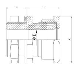 IP66 Cable Gland Explosion Proof ATEX Flame Proof Cable Glands
