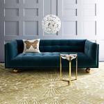 Hotel Fabric Leather 3 Seater Sofa Customized Luxury Hotel Furniture