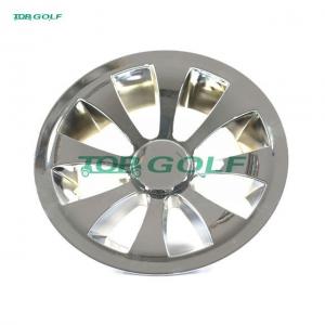 China 10 Turbine Golf Cart Wheel Covers Hub Caps Plastic Material Easy To Install on sale
