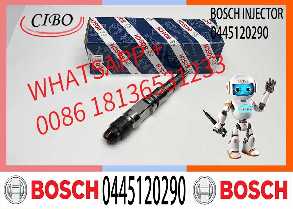 High Quality Diesel Common Rail Fuel Injector 0445120290 Fuel Injector 0445120290
