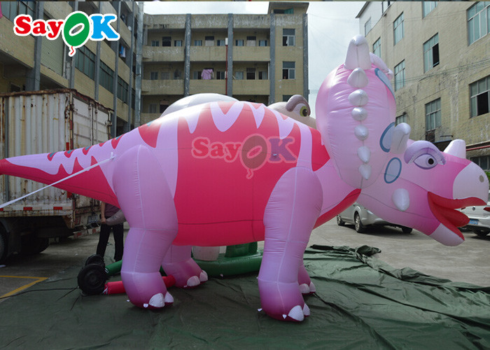 4m Inflatable Giant Dinosaur For Festive Decoration Wind Resistance