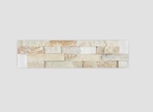 China Cream / White Quartz Mosaic Tiles Backsplash , Natural Stone Bathroom Mosaic Wall Tile wholesale