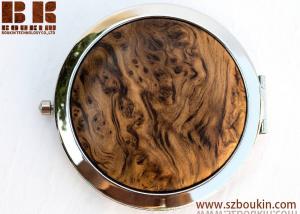China wooden makeup mirror vintage personalized customized  wooden makeup mirrors 70*12 mm wholesale