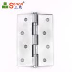Furniture 304 SS Door Fittings Stainless Steel Flexible Hinge ASTM Standard