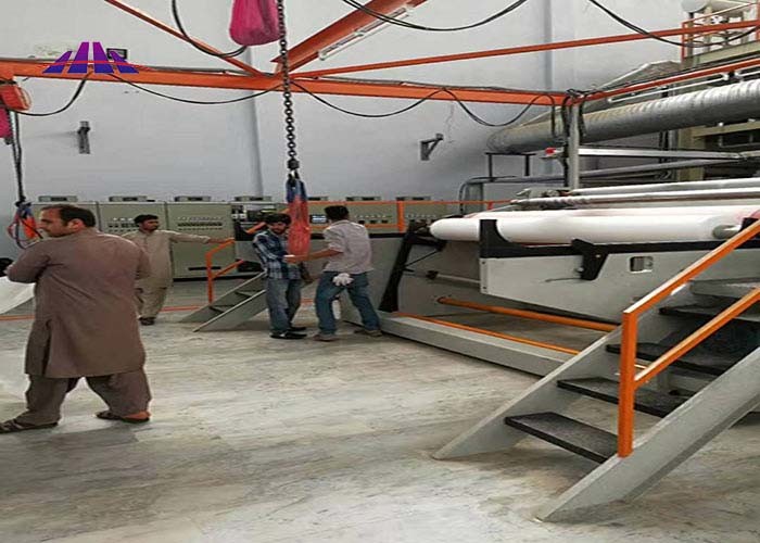 150m/Min 380V Non Woven Fabric Making Line Nonwoven Textile Machinery
