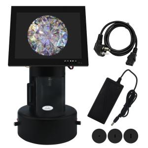 China 8&quot; LCD Screen Jewelry Making Microscope 5-50mm Lens Focal Length wholesale