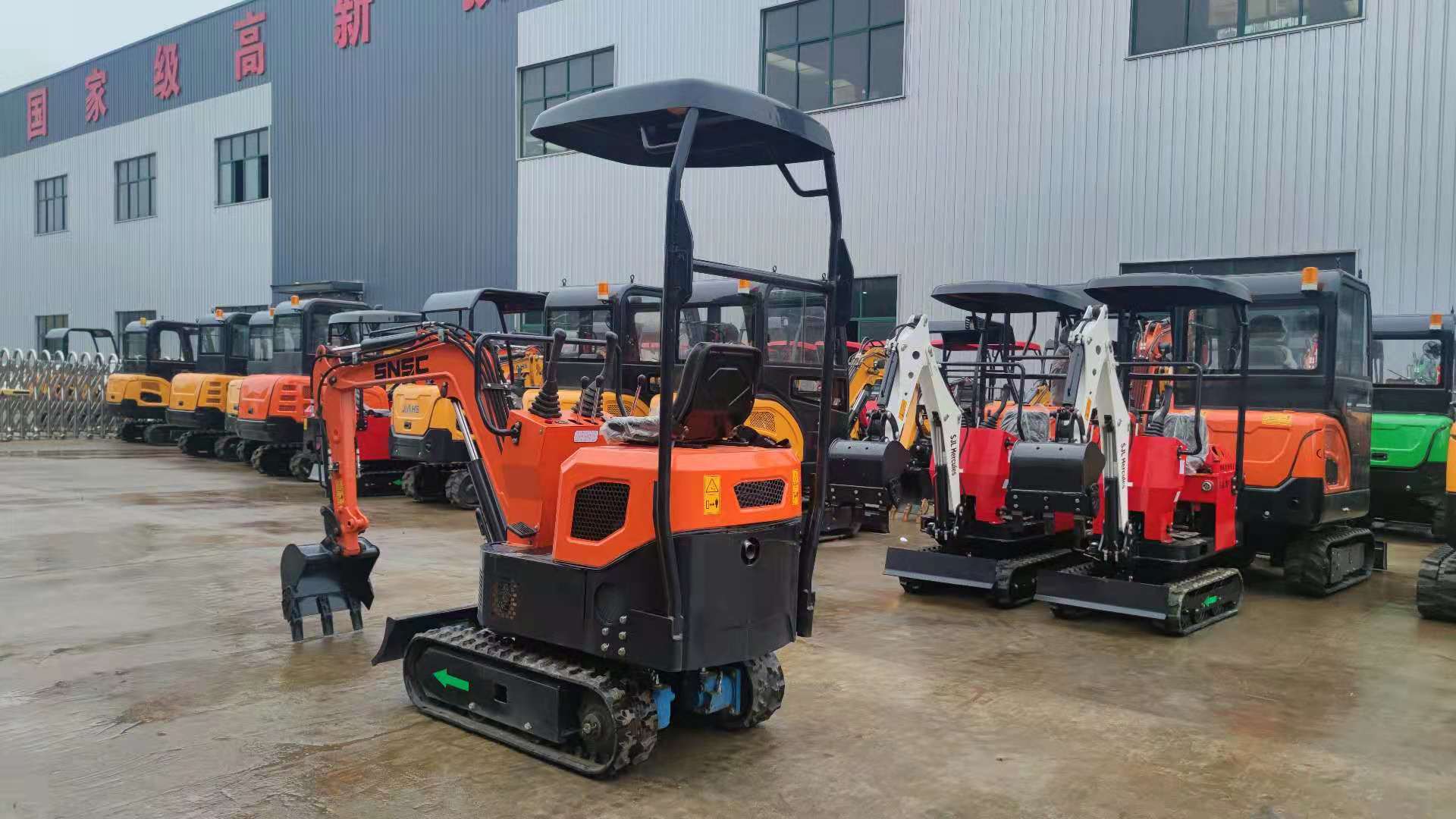 1 Ton Small Crawler Excavator Digger Machine Equipped With Tianjin Hydraulic Pump
