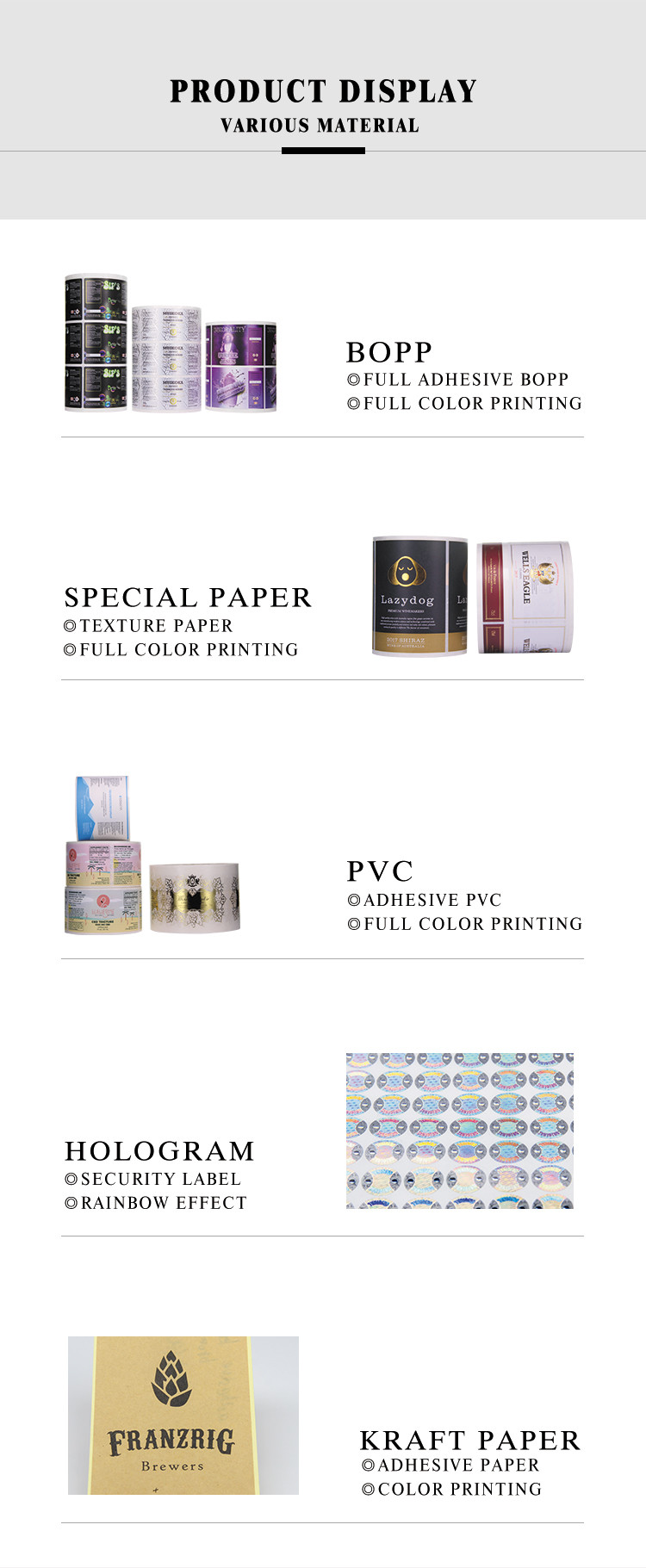 OEM Anti Ultraviolet Transparent PVC Vinyl Sticker With Rose Gold Foil Stamping