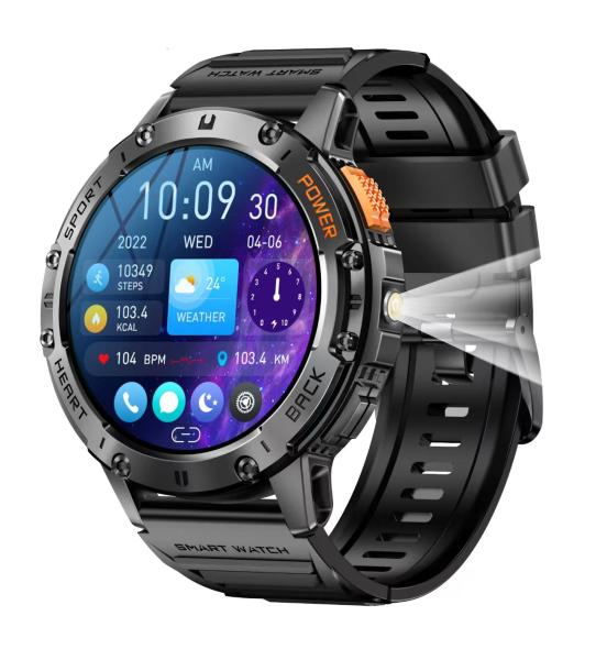 K65 SmartWatch Magnetic charging 1.43 Inch Smart Watch Blood Pressure Oxygen