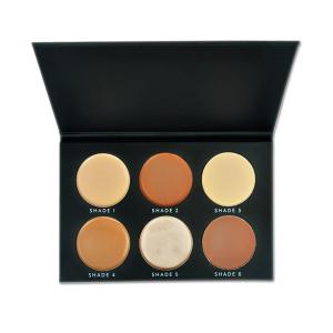 China Private Label 6 Colors Face Foundation Concealer Palette wholesale