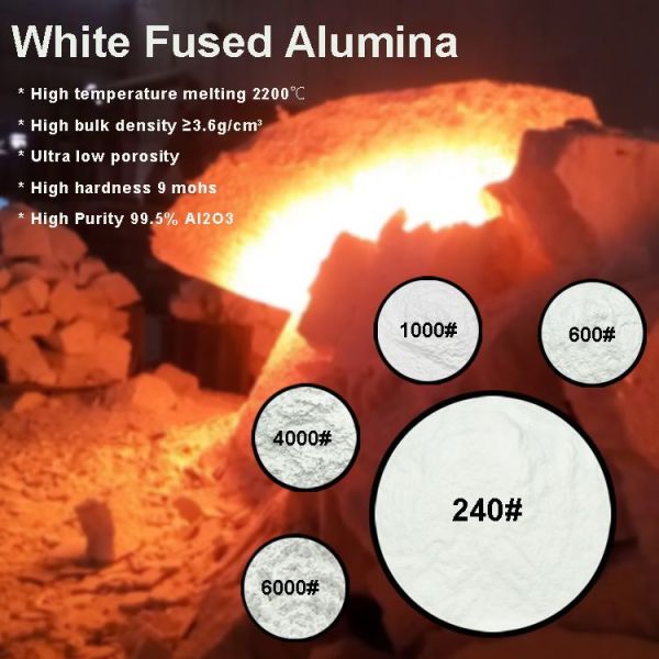 High Efficieney/Abundant Inventory/Free Sample White Fused Alumina for Refractory Material