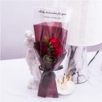 Factory Wholesale Bagged Rose Soap Flower Bouquet Mother's Day Company Group