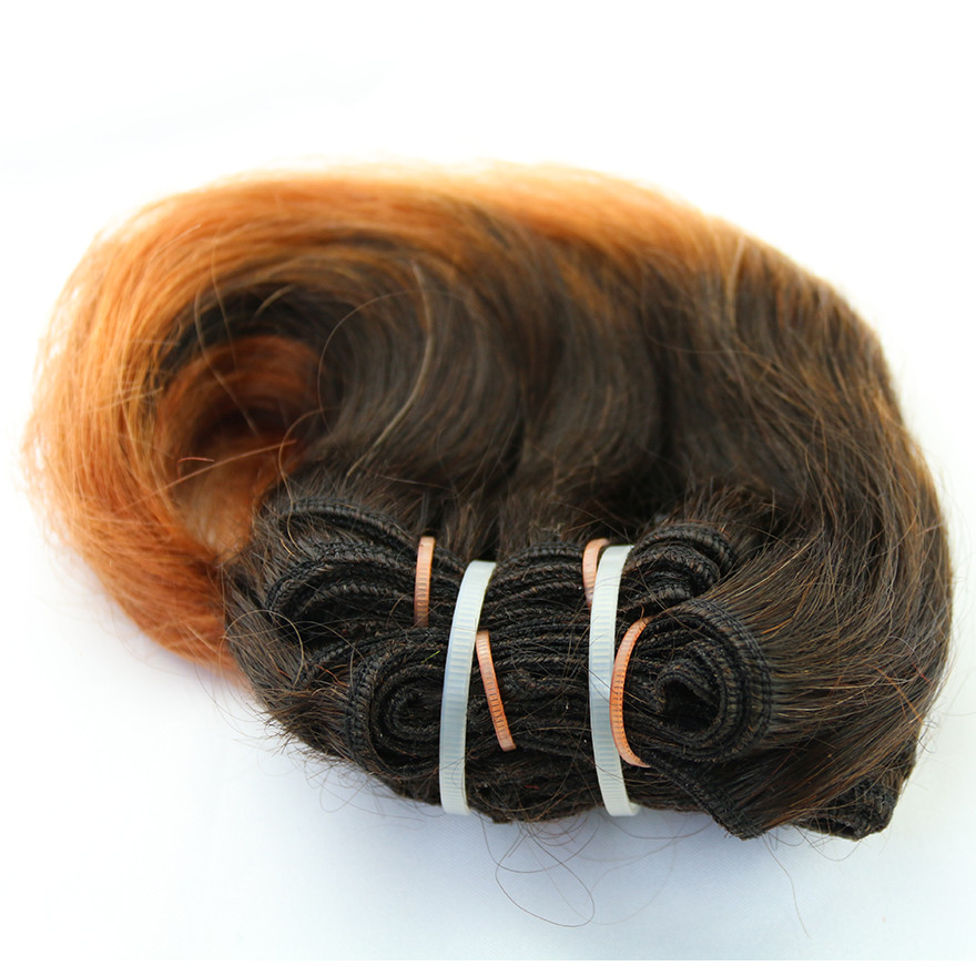 Unprocessed Raw Virgin Brazilian Machine Weft, Snail Curl Weave Hair