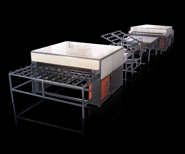 Flat insulating glass production line machine