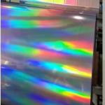 Seamless Rainbow Decoration Holographic Lamination Film For Printing