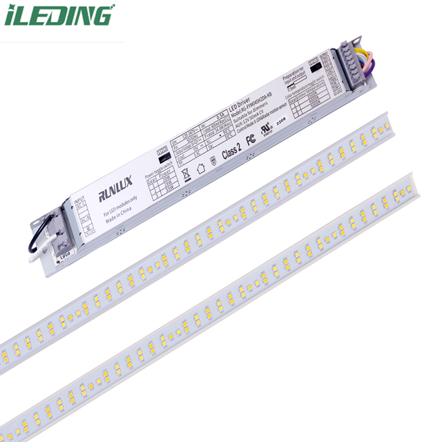 46W 4FT LED Magnetic Light Linear Lights 2 4 Troffer Retrofit Kit Light Solution