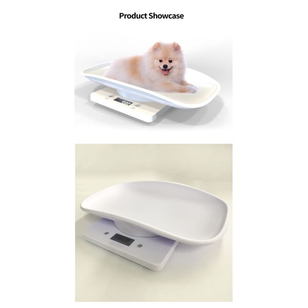 Digital Pet Scale Accurately Weight dog cat tray weight electronic scale mini 10kg pet food weighing scale