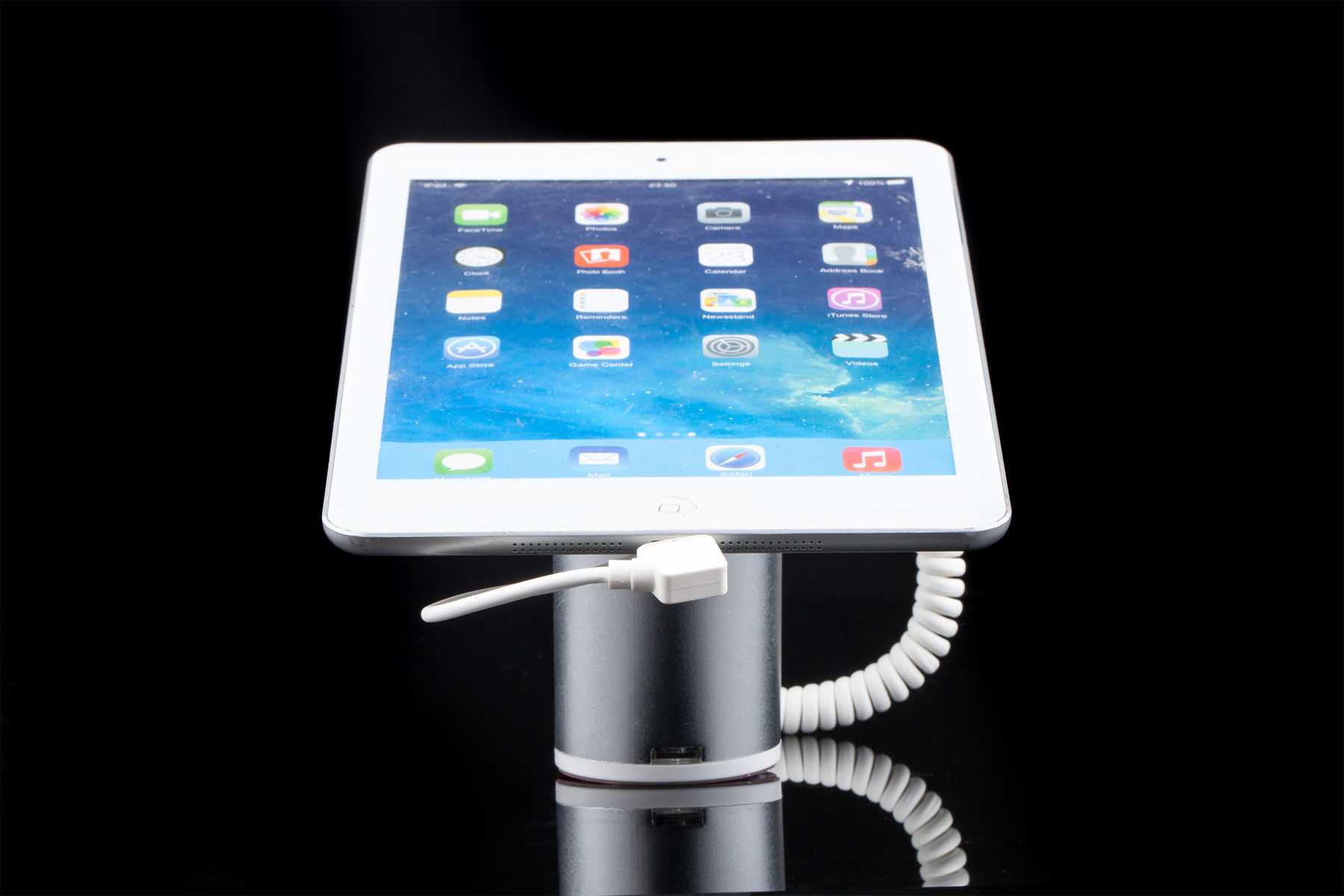 COMER Mobile shop retail open sell security mobile phone charger stand magnetic holder steady work