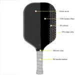 T700 Carbon Fiber Fiberglass Pickleball Paddles With 115mm Handle Circumference