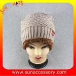 AK17018 Sun Accessory advertising winter knitted beanie hats for mens,Logo can