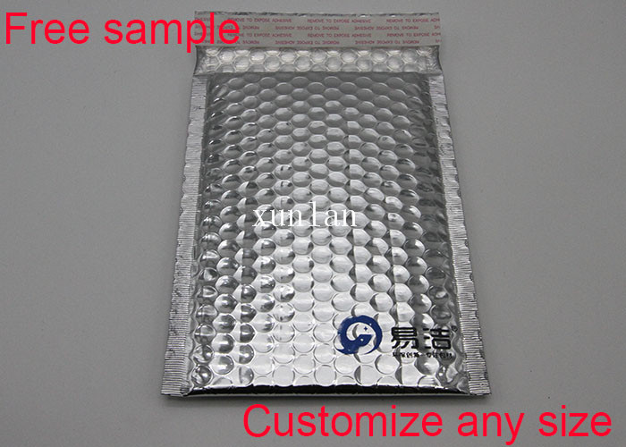 Waterproof Surface Bubble Mailer Envelope , Metallic Mailing Bags For Shipping