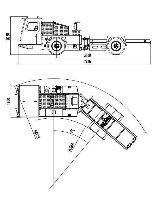 Underground Multi-Functional Tunnel Equipment Repairing Service Truck