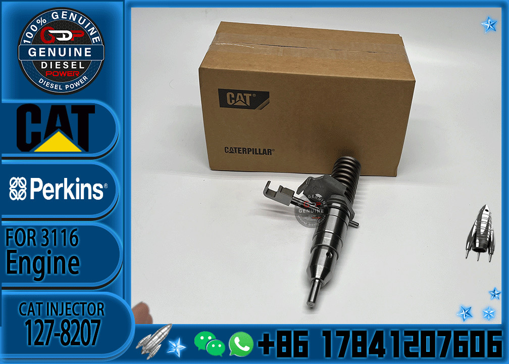 New Fuel Injector 127-8207 0R-8475 OR-8475 9Y-4982 7E-8727 OR-3002 0R-3002 for Caterpillar Industrial 3114 CB434 CP563 0