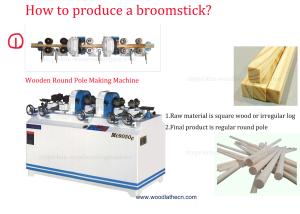 China Wood Broomstick Making Machine Line wholesale
