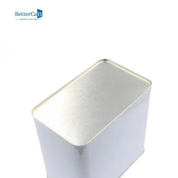 ISO9001 Car Paint Tin 4L 2L Rectangular Metal Container With Spout Cap Packaging Container