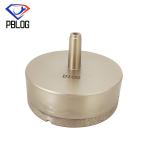 Large size one-piece sintered diamond drill bit for glass hole