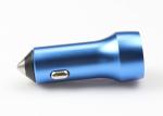 All Metal Aluminum Alloy 3.1A Car Phone Charger , Dual Usb Port Cell Phone Car