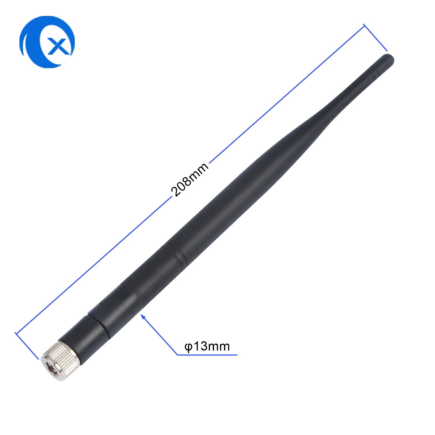 Rubber Duck Ultra Wideband Antenna 5dBi With SMA Male Connector