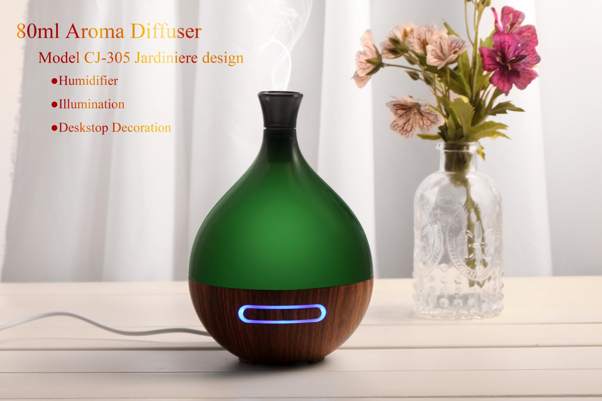 PP ABS 3MHz 5W Ultrasonic Aroma Humidifier 0.02gallon/day