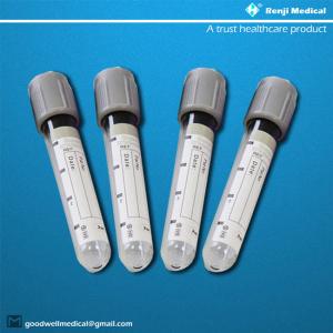 China PET/Glass Disposable Vacuum Blood Collection Tube , Plasma Blood Sample Vials wholesale