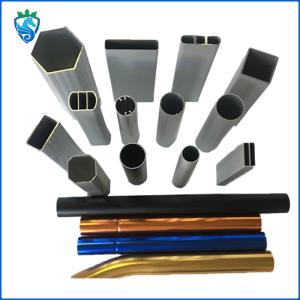 China Extruded Aluminum Alloy Tube Profiles 6060 T42 Anodizing wholesale