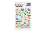 Custom Flocking Stickers Printing Service Neon Decorative Promotional Gifts