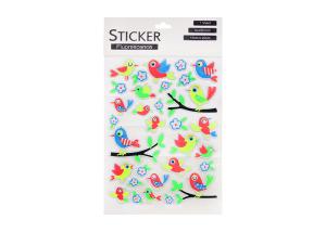 China Custom Flocking Stickers Printing Service Neon Decorative Promotional Gifts Support wholesale