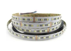 China 24V 12mm Width Digital LED Strip Lights 20.16W/M 5050 RGB WW PW LED Strip wholesale