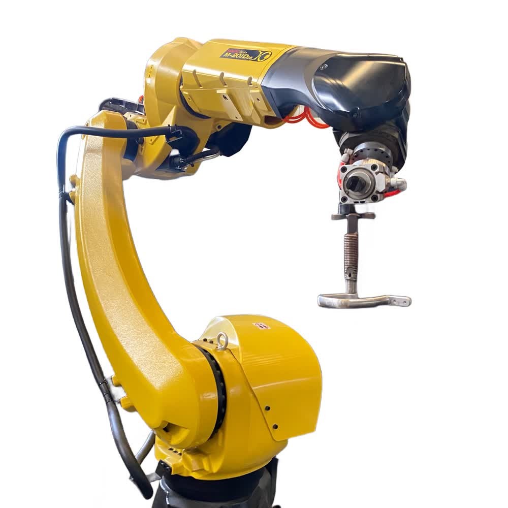 4000mm Sand Belt Robotic Polishing Machine Cell For Metal