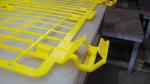 Yellow Plastic Brick Guard System / Scaffolding Safety Accessories