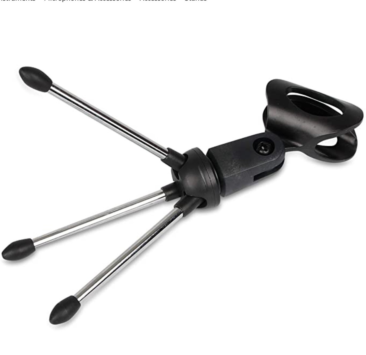 Double Mesh 360 Degree 17cm Microphone Stand With Pop Filter