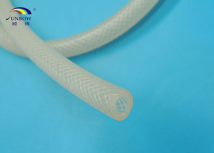 Silicone Reinforced Braided Fiberglass Sleeve for Food and Beverage Thermal Protection