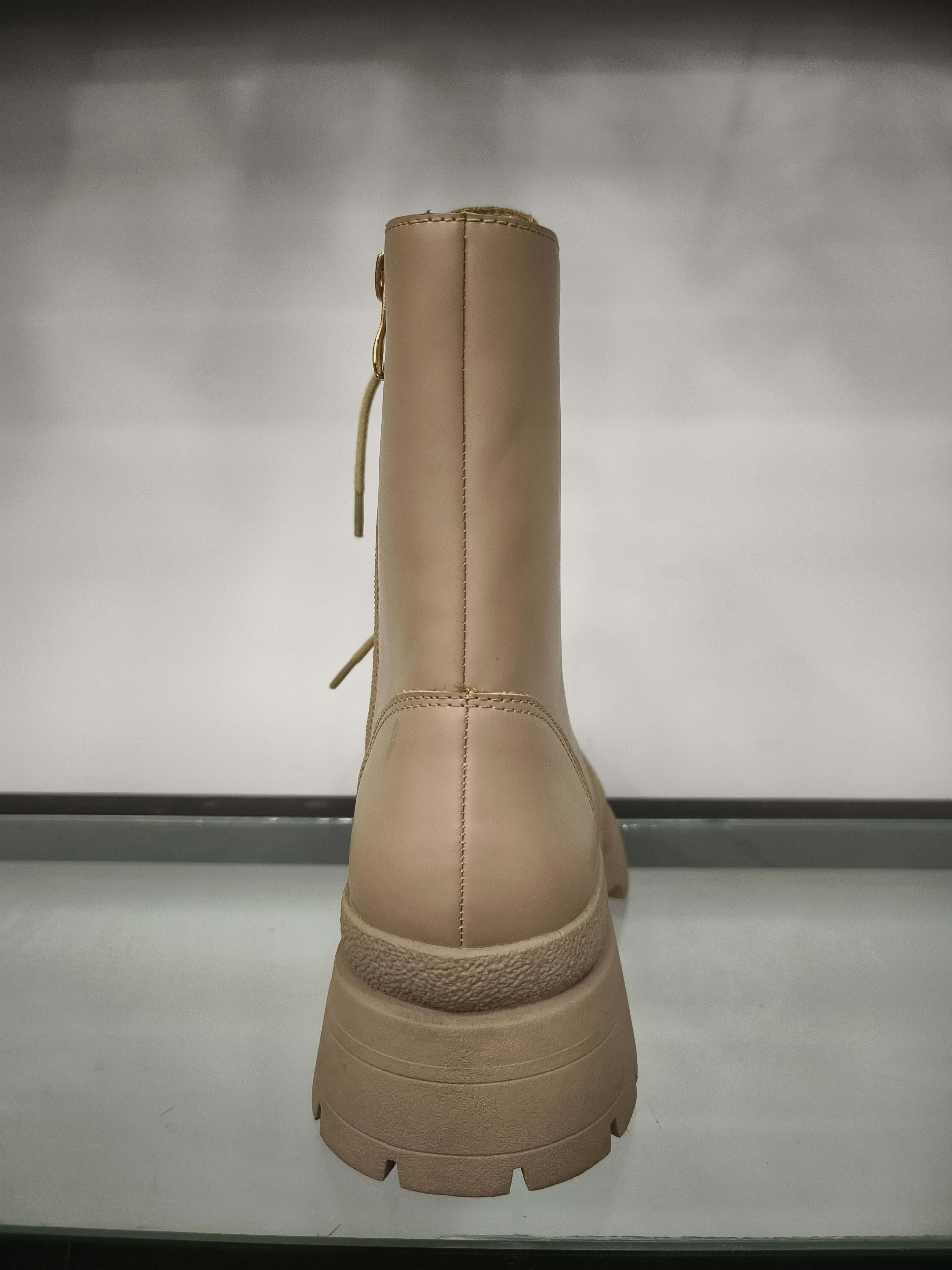 Synthetic High Heel Ankle Boots With Rubber Sole For Sophisticated And Stylish Ladies