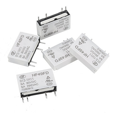 HF49FD-012-1H11T Hongfa original Relay 4 feet 5A 5V 12V 24V HF49FD-012-1H11T Fast dispatch